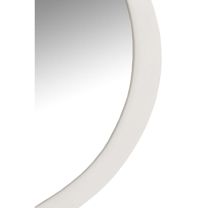 J-Line Wandspiegel metaal/glas wit large-Spiegels-J-Line