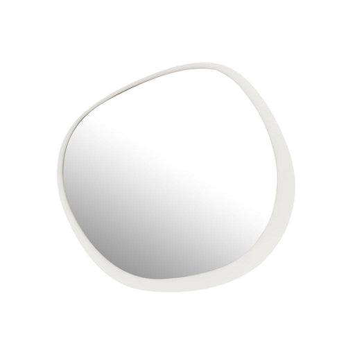 J-Line Wandspiegel metaal/glas wit large-Spiegels-J-Line