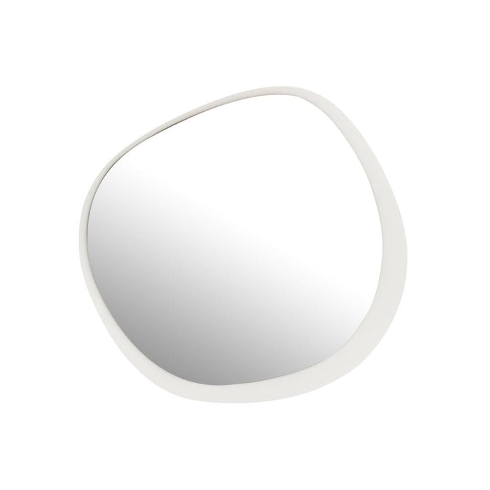 J-Line Wandspiegel metaal/glas wit large-Spiegels-J-Line