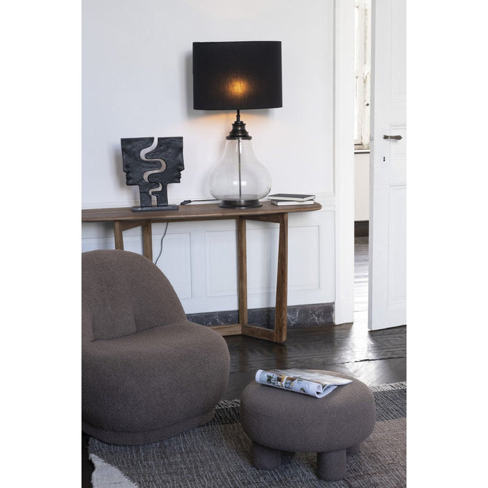 J-Line Zetel Teddy boucle bruin-Krukken-J-Line