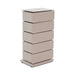 JOEY 5 Ladekast -Taupe | Staal | 37x26x72.5-Ladenkasten-Spinder