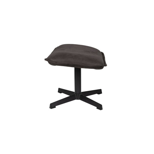 John Hocker Antraciet Fluweel 43 cm-Poefen-Creating Home