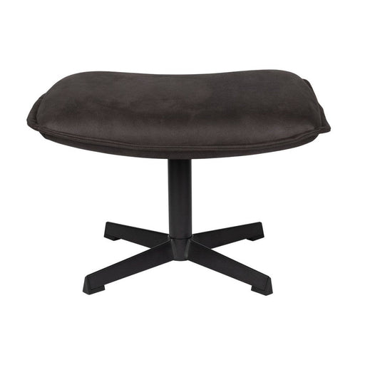 John Hocker Antraciet Fluweel 43 cm-Poefen-Creating Home