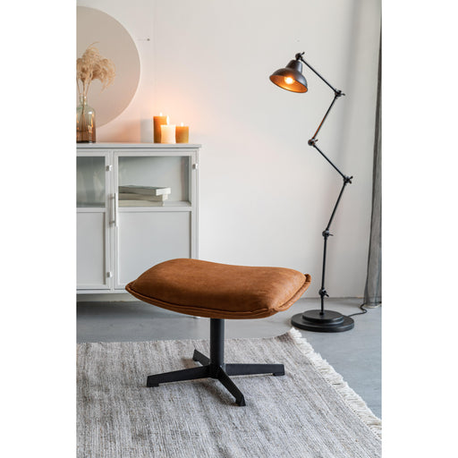 John Hocker Cognac PU-Leder Bruin 40x60 cm-Hockers-Creating Home
