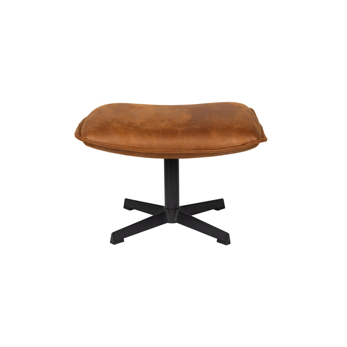 John Hocker Cognac PU-Leder Bruin 40x60 cm-Hockers-Creating Home