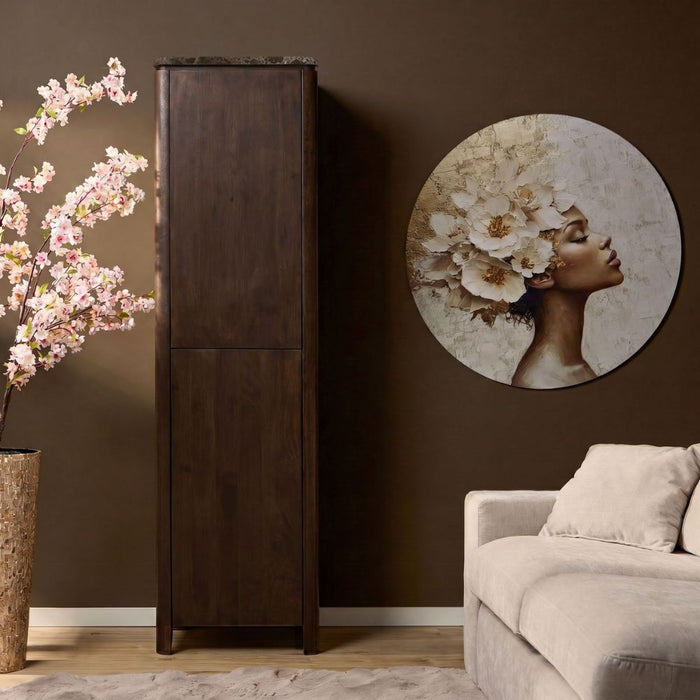 Kabinetkast Dallas Bruin | 55 cm-Opbergkasten-Creating Home