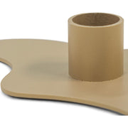 Kandelaar MELT Staal Champagne 20x20x2.8cm Spinder Design-Kaarsenhouders-Spinder