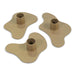 Kandelaar MELT Staal Champagne 20x20x2.8cm Spinder Design-Kaarsenhouders-Spinder