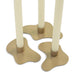 Kandelaar MELT Staal Champagne 20x20x2.8cm Spinder Design-Kaarsenhouders-Spinder