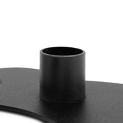 Kandelaar MELT Staal Zwart 20x20x2.8cm Spinder Design-Kaarsenhouders-Spinder