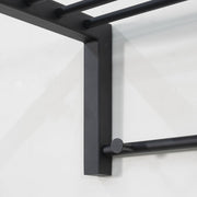 Kapstok BERGUM Zwart 78.5x29x23cm Spinder Design-Kapstokken-Spinder