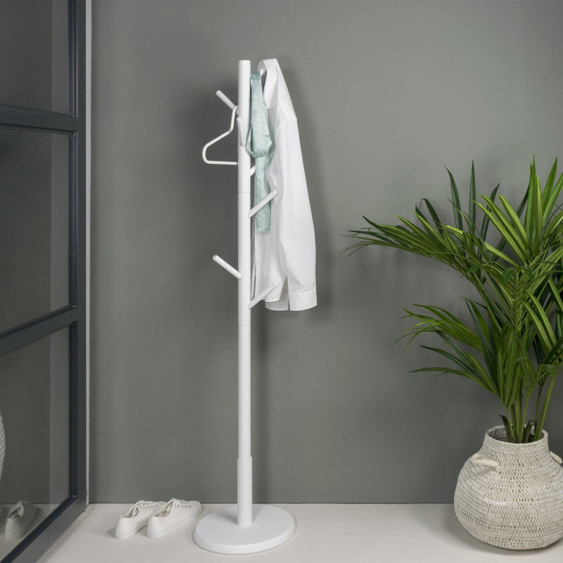 Kapstok BRO Wit 36x36x170cm Spinder Design-Kapstokken-Spinder