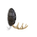 Kapstok BUG Donkerbruin Goud 10x4.5x15cm Spinder Design-Kapstokken-Spinder