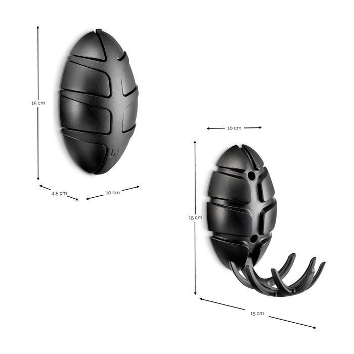Kapstok BUG Dusty Green 10x4.5x15cm Spinder Design-Kapstokken-Spinder