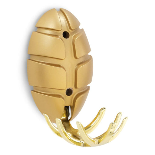 Kapstok BUG Goud 10x4.5x15cm Spinder Design-Kapstokken-Spinder