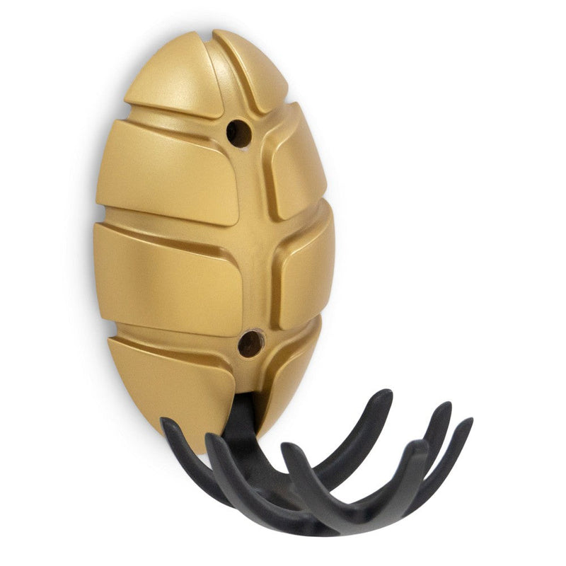 Kapstok BUG Goud Zwart 10x4.5x15cm Spinder Design-Kapstokken-Spinder