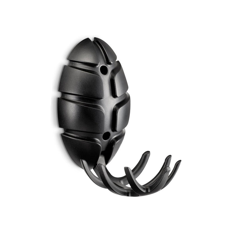 Kapstok BUG Zwart 10x4.5x15cm Spinder Design-Kapstokken-Spinder