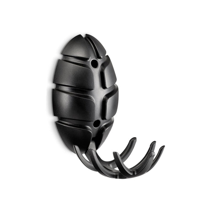Kapstok BUG Zwart 10x4.5x15cm Spinder Design-Kapstokken-Spinder