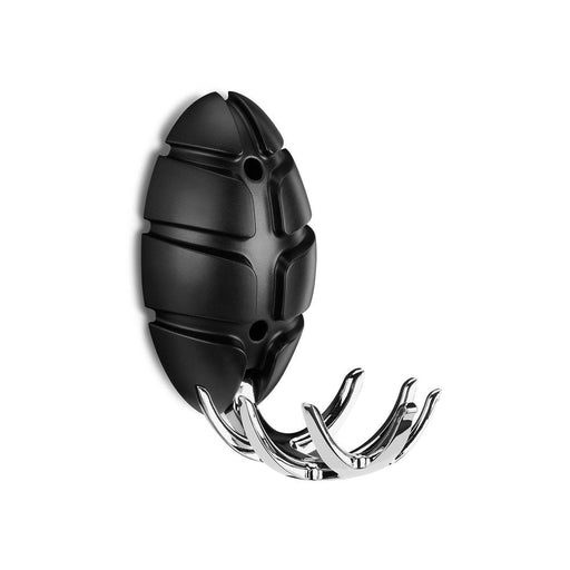 Kapstok BUG Zwart Chroom 10x4.5x15cm Spinder Design-Kapstokken-Spinder