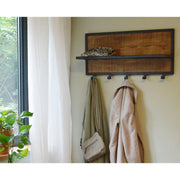 Kapstok Brix Kapstok Mangohout Naturel hout 70 cm 70x15x30 cm-Kapstokken-Livingfurn