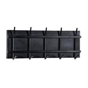 Kapstok Brix Kapstok Mangohout Zwart 70 cm 70x12.5x29 cm-Kapstokken-Livingfurn
