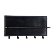 Kapstok Brix Kapstok Mangohout Zwart 70 cm 70x17x32 cm 13779-Kapstokken-Livingfurn