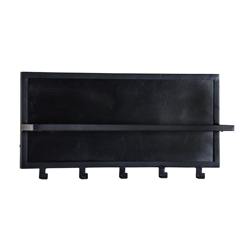 Kapstok Brix Kapstok Mangohout Zwart 70 cm 70x17x32 cm 13779-Kapstokken-Livingfurn