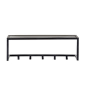 Kapstok Brix Kapstok Mangohout Zwart 78 cm 78x25x25 cm-Kapstokken-Livingfurn