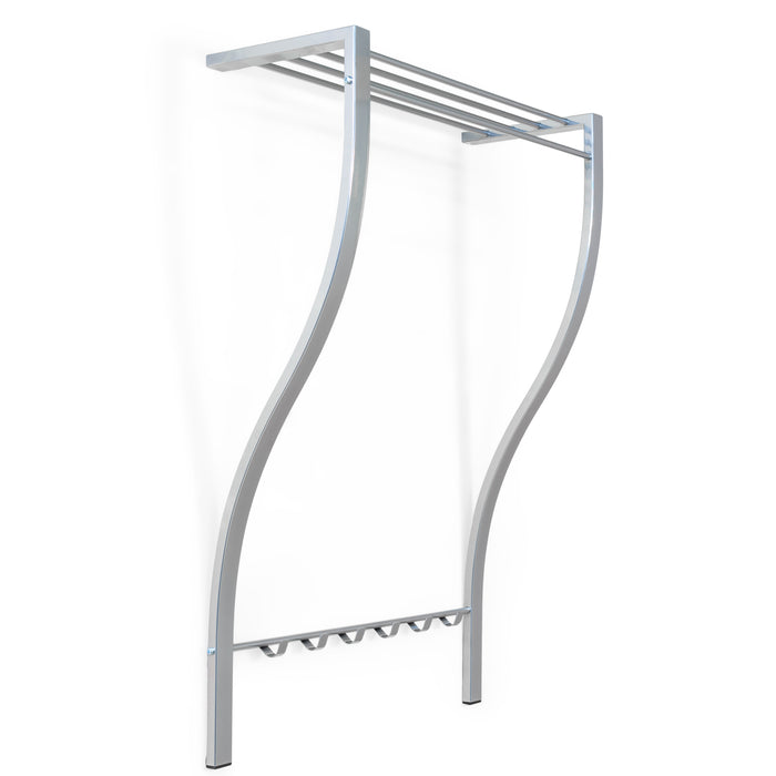 Kapstok CARVE 1 Nikkel 75x29x113cm Spinder Design-Kapstokken-Spinder