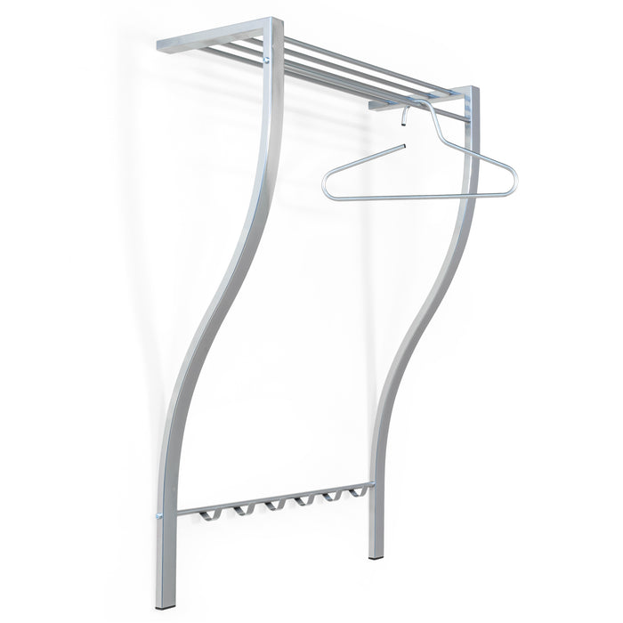 Kapstok CARVE 1 Nikkel 75x29x113cm Spinder Design-Kapstokken-Spinder