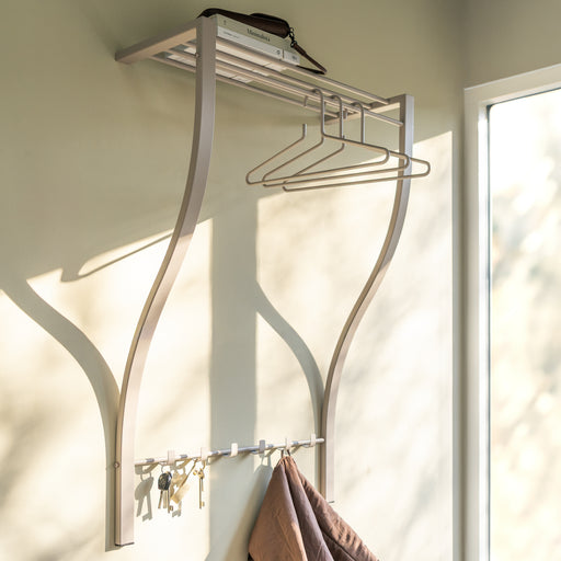 Kapstok CARVE 1 Silky Taupe 75x29x113cm Spinder Design-Kapstokken-Spinder