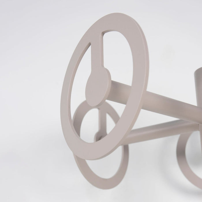 Kapstok CIRCLE Silky Taupe 40x40x174cm Spinder Design-Kapstokken-Spinder
