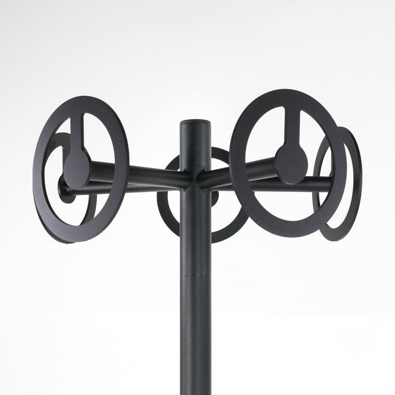 Kapstok CIRCLE Zwart 40x40x174cm Spinder Design-Kapstokken-Spinder