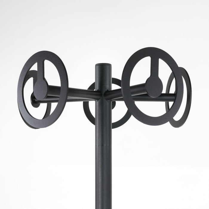 Kapstok CIRCLE Zwart 40x40x174cm Spinder Design-Kapstokken-Spinder