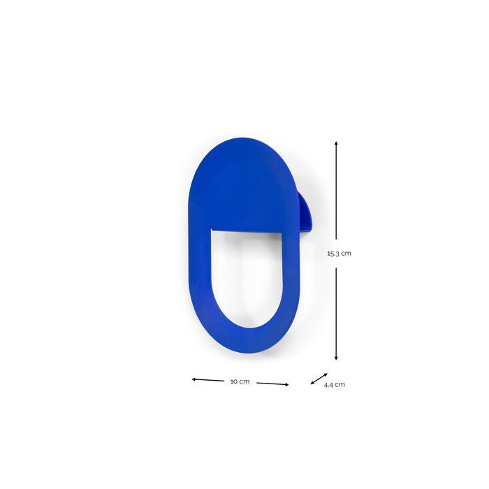 Kapstok COUCOU Ultramarine 10x4.4x15.3cm Spinder Design-Kapstokken-Spinder