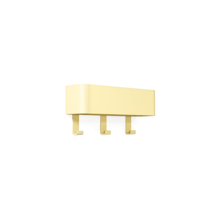 Kapstok DAX PLAY 3 Butter Yellow 27x7.5x12cm Spinder Design-Kapstokken-Spinder