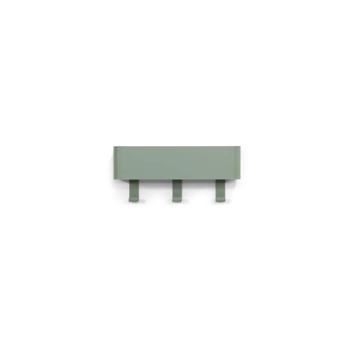 Kapstok DAX PLAY 3 Dusty Green 27x7.5x12cm Spinder Design-Kapstokken-Spinder