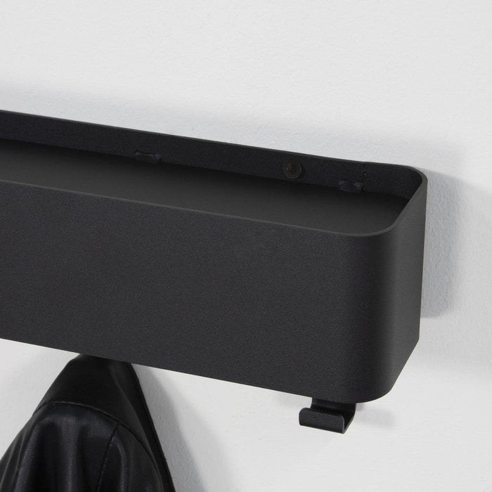 Kapstok DAX PLAY 3 Zwart 27x7.5x12cm Spinder Design-Kapstokken-Spinder