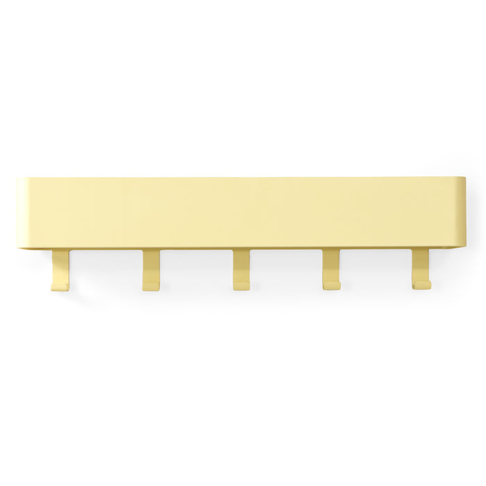 Kapstok DAX PLAY 5 Butter Yellow 52x7.5x12cm Spinder Design-Kapstokken-Spinder