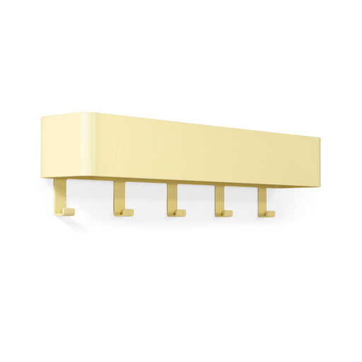 Kapstok DAX PLAY 5 Butter Yellow 52x7.5x12cm Spinder Design-Kapstokken-Spinder