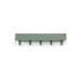 Kapstok DAX PLAY 5 Dusty Green 52x7.5x12cm Spinder Design-Kapstokken-Spinder