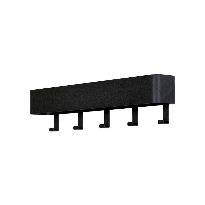 Kapstok DAX PLAY 5 Zwart 52x7.5x12cm Spinder Design-Kapstokken-Spinder