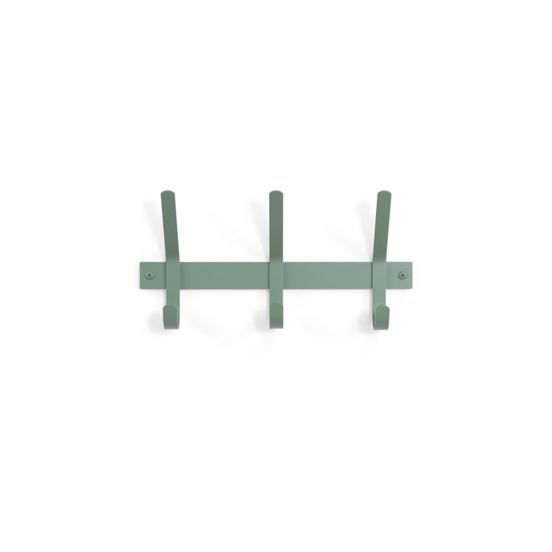 Kapstok DEXTER 3 Dusty Green 40x8.2x21cm Spinder Design-Kapstokken-Spinder