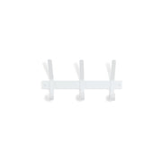 Kapstok DEXTER 3 Wit 40x8.2x21cm Spinder Design-Kapstokken-Spinder