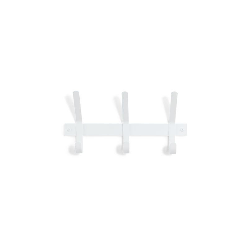 Kapstok DEXTER 3 Wit 40x8.2x21cm Spinder Design-Kapstokken-Spinder