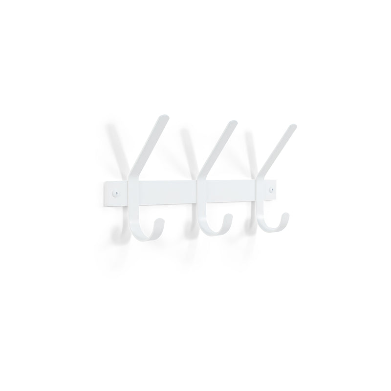 Kapstok DEXTER 3 Wit 40x8.2x21cm Spinder Design-Kapstokken-Spinder