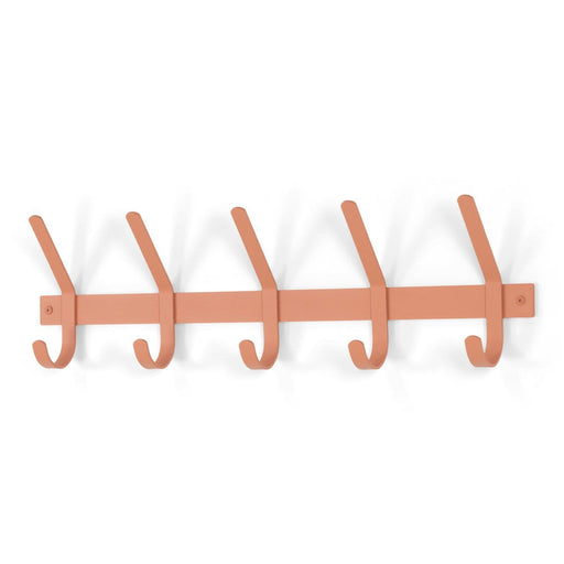 Kapstok DEXTER 5 Clay Terra 70x8.2x21cm Spinder Design-Kapstokken-Spinder