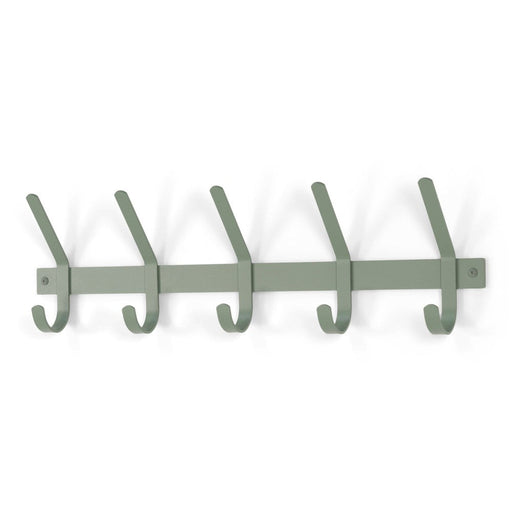 Kapstok DEXTER 5 Dusty Green 70x8.2x21cm Spinder Design-Kapstokken-Spinder