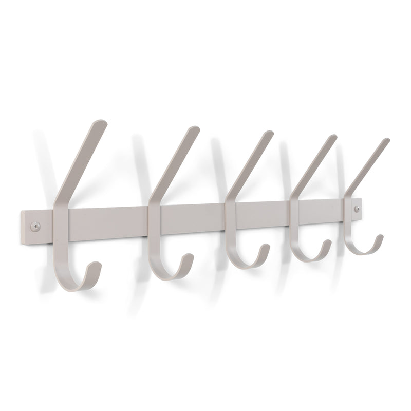 Kapstok DEXTER 5 Silky Taupe 70x8.2x21cm Spinder Design-Kapstokken-Spinder