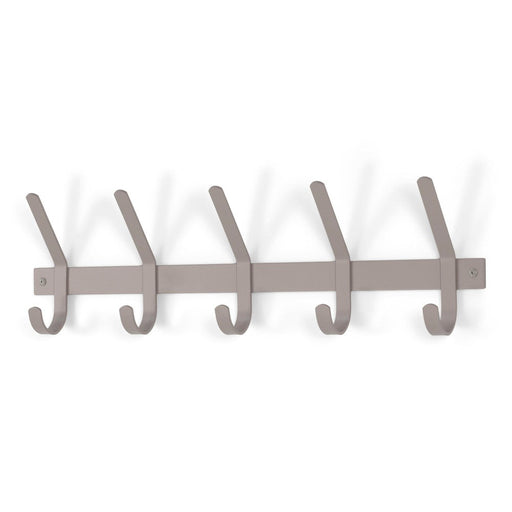Kapstok DEXTER 5 Silky Taupe 70x8.2x21cm Spinder Design-Kapstokken-Spinder
